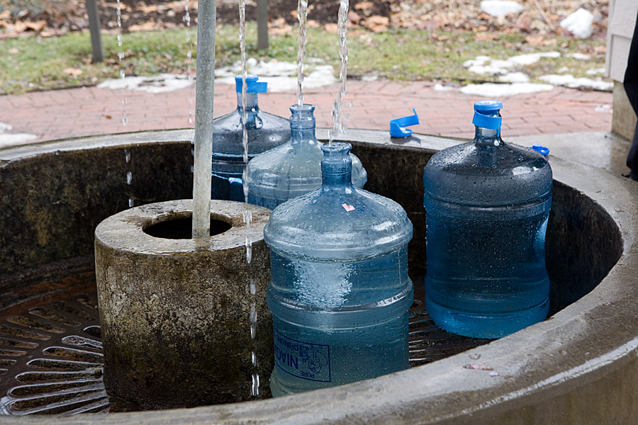 Water bottles, Flowing Well Park, Carmel