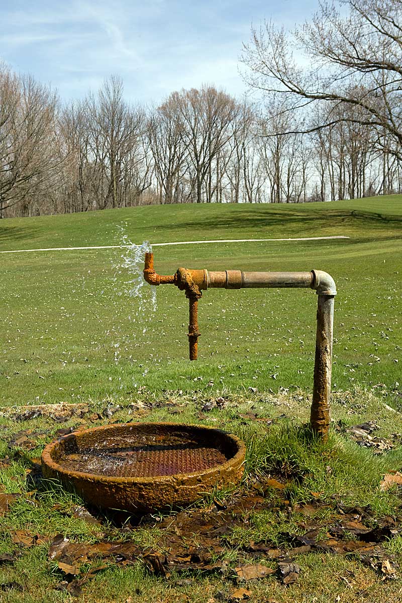 Flowing Well at Culver Academies Golf Course, Culver IN